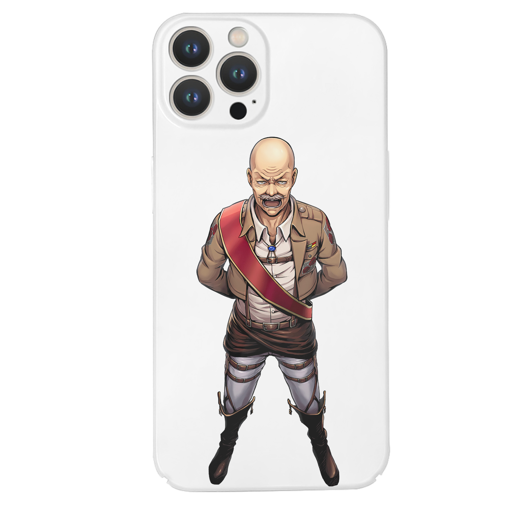 （画像用） 進撃の巨人 ドット·ピクシス Attack on Titan Dot Pixis 【iPhone 14シリーズ対応】ハードケース